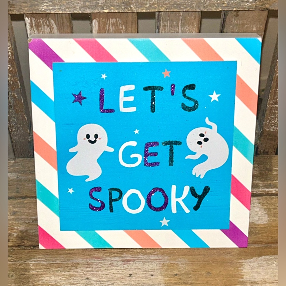 💙 SPOOKY GLITTER SIGN 💙